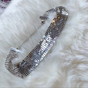 Silver Choker Necklace